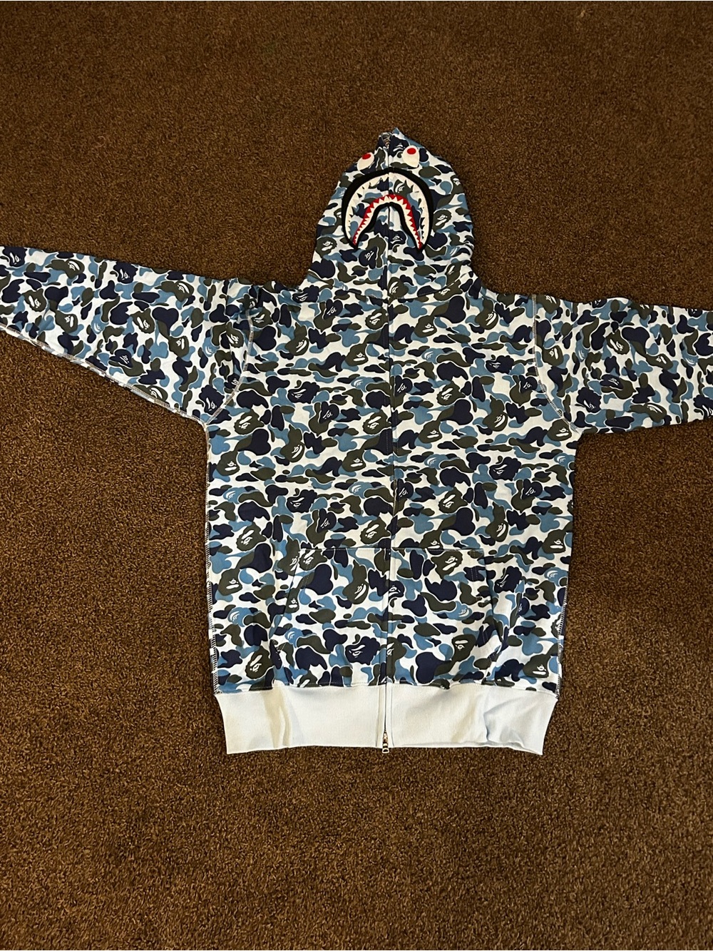 Bape Blue ABC Camo Size XXL